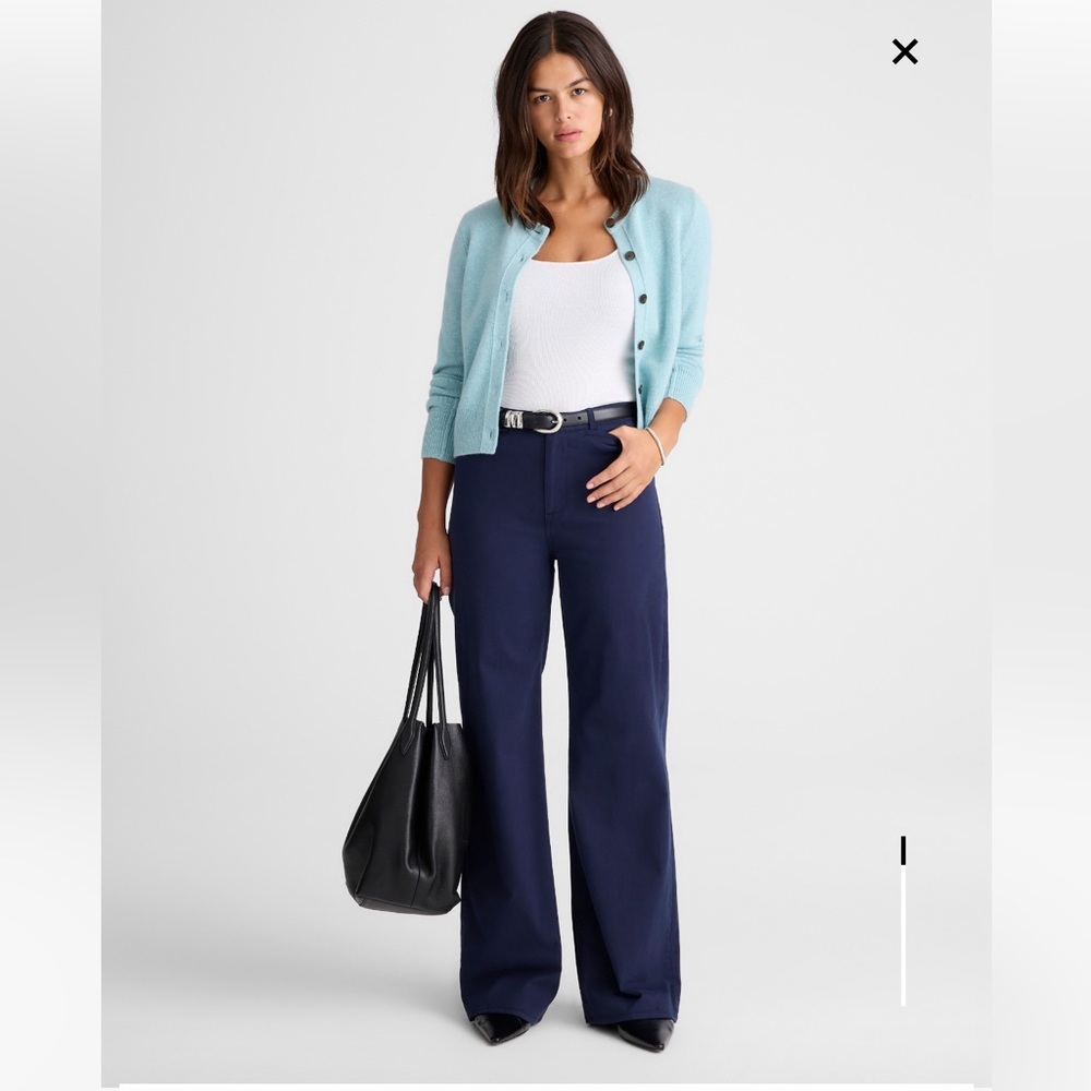 MADEWELL Wide Leg Pant in Twill NWT
